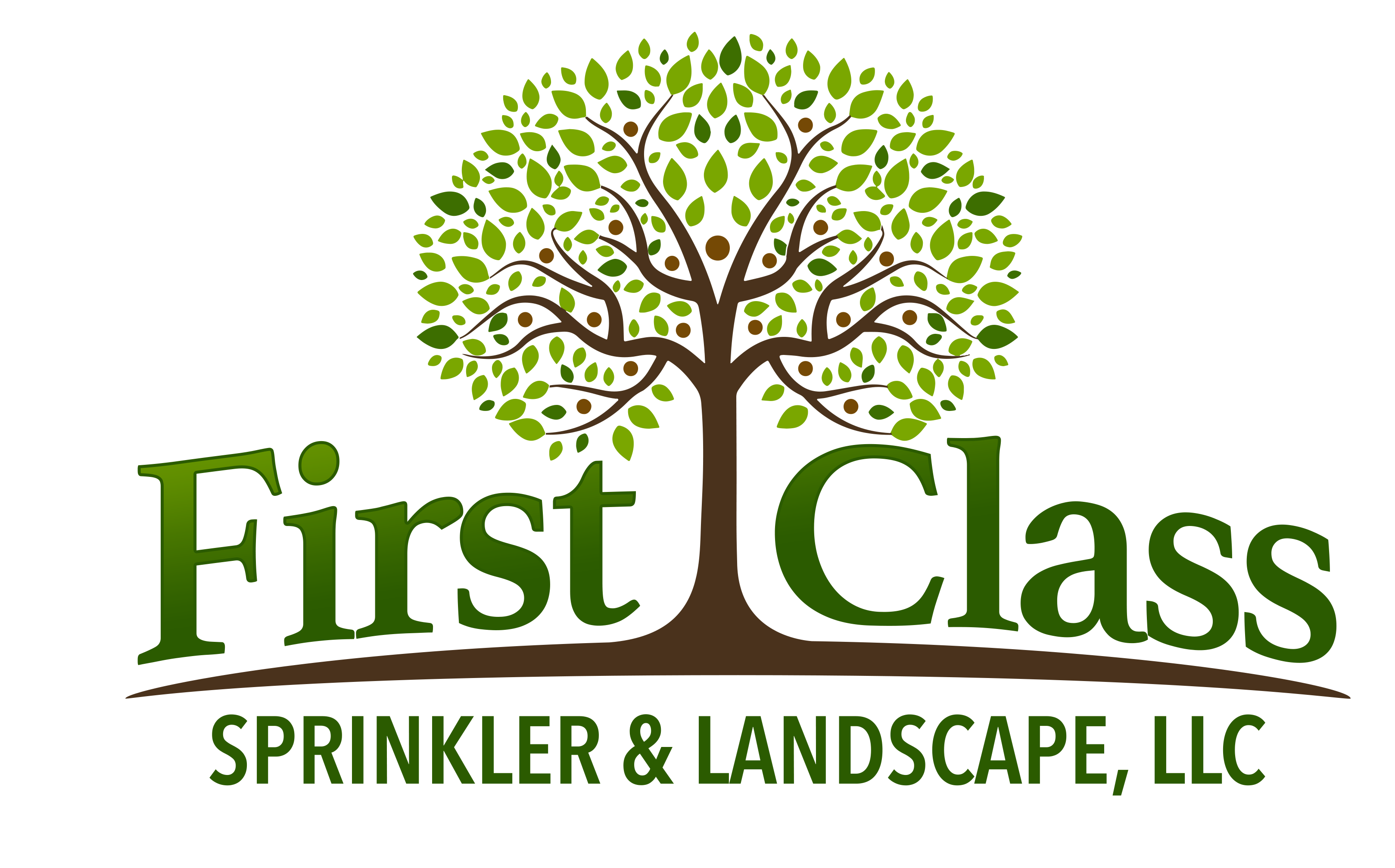 Hole Sponsor - First Class Sprinkler & Landscaping - Logo