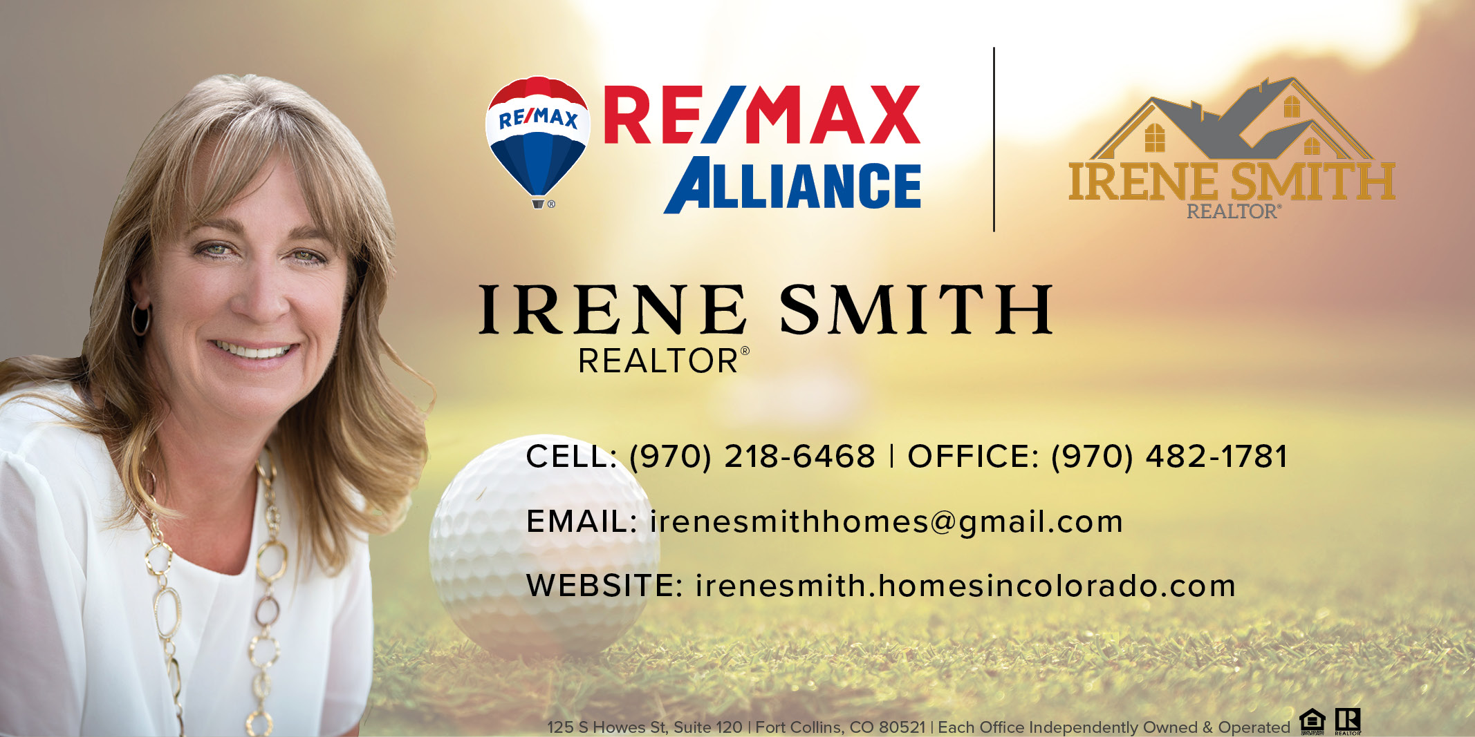 Hole Sponsors - Irene Smith Realtor - Logo