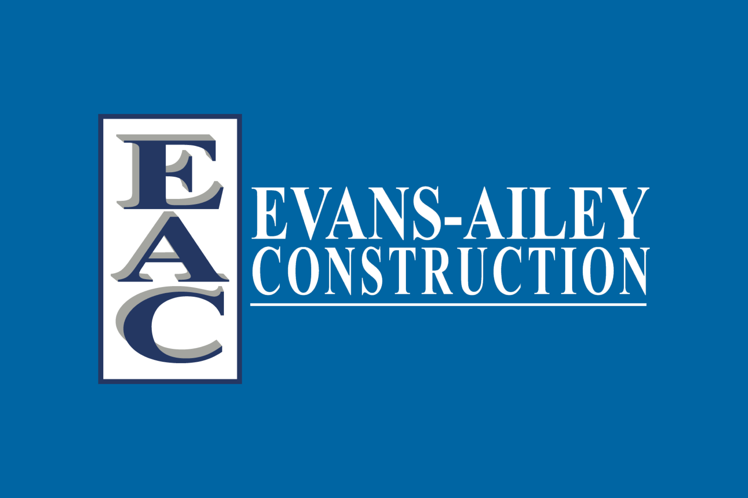 Driving Range Sponsor - Evans Ailey Construction - Logo