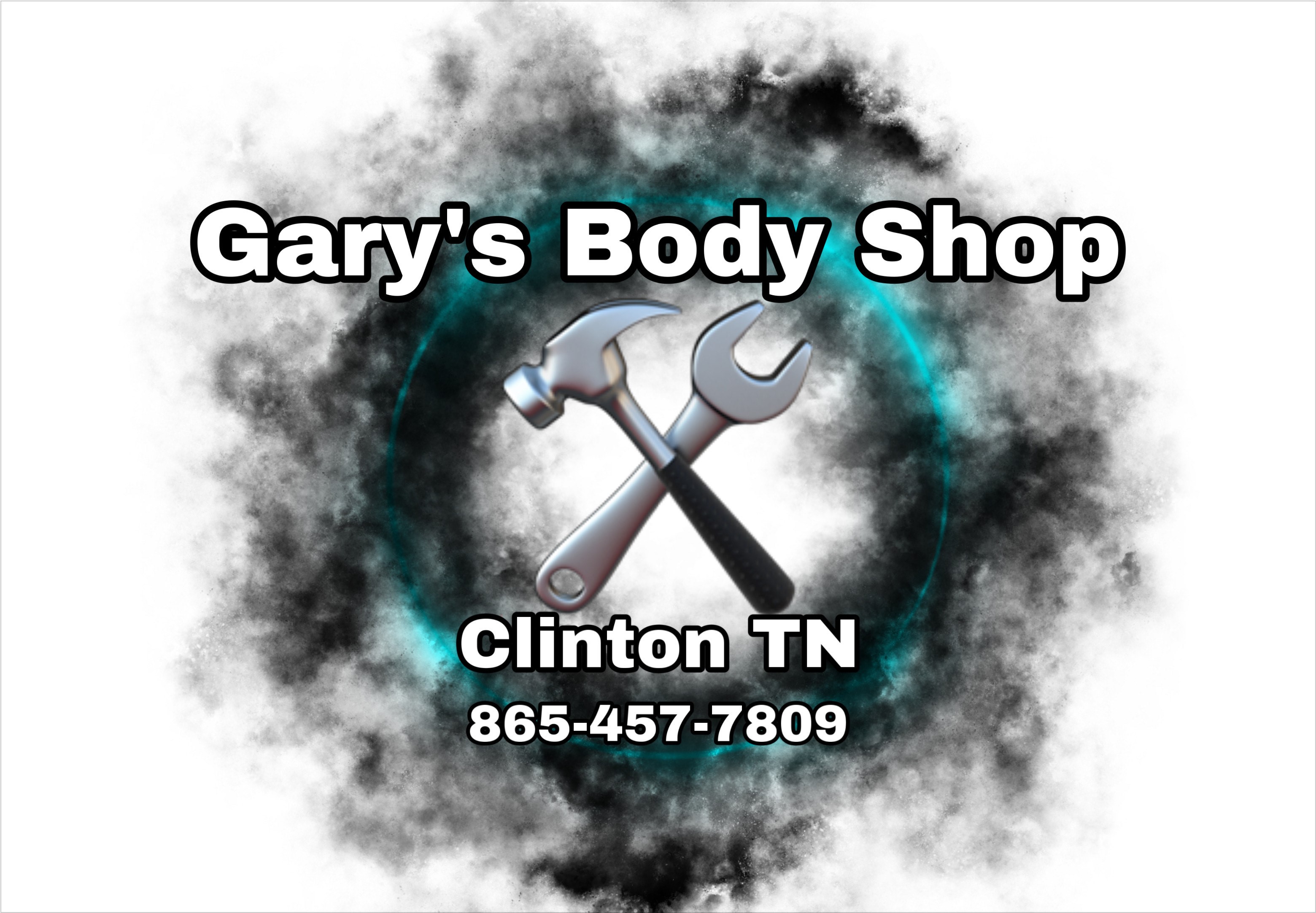 Tee Box - Gary's Body Shop - Logo