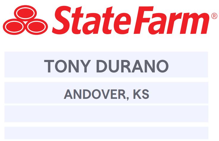 Tee Box Sign - State Farm - Tony Durano - Logo