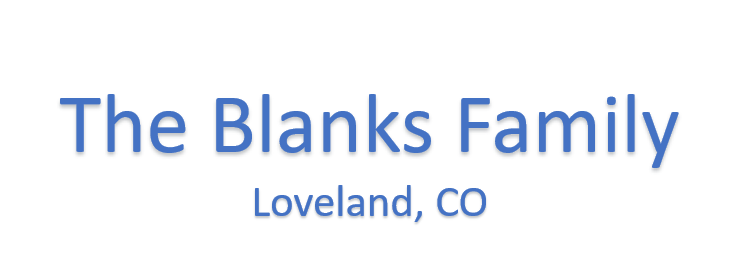 Hole Sponsors - The Blanks Family - Logo