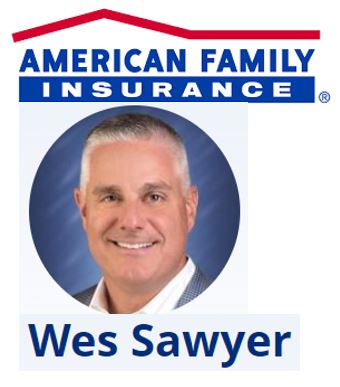 Tee Box Sign - American Family Insurance - Logo