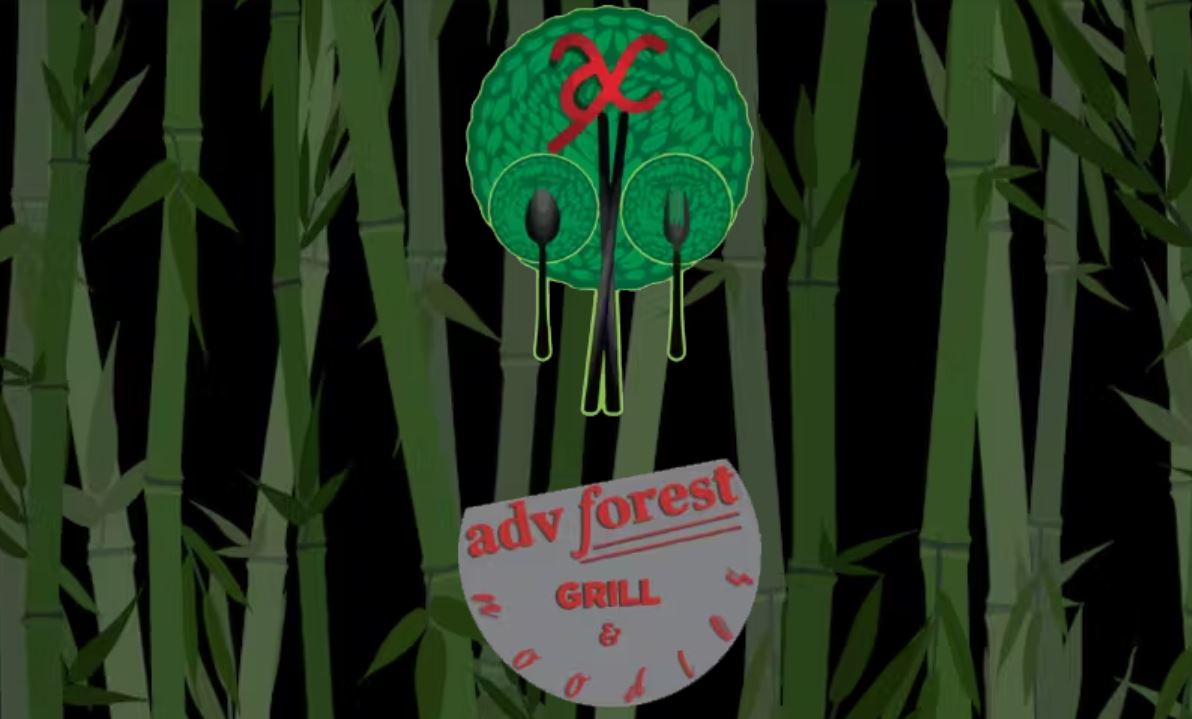 Green Sign - ADV Forest Grill & Noodles - Logo