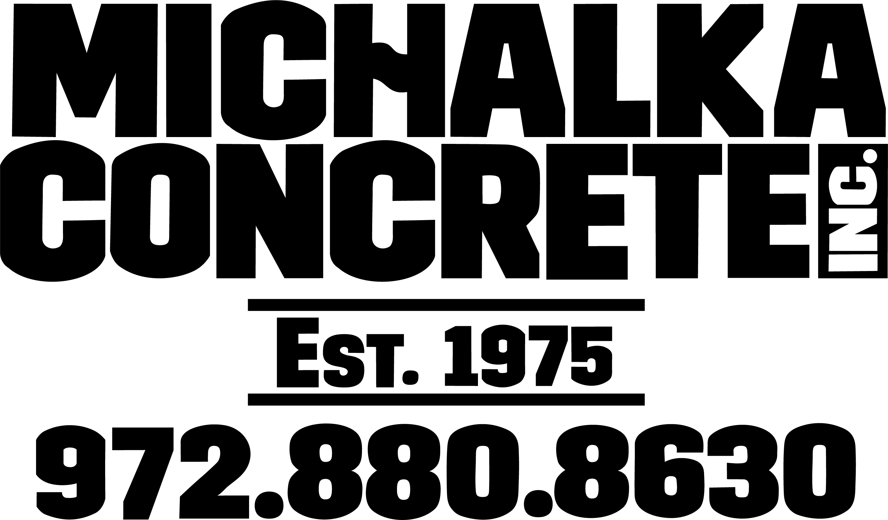 Hole Sponsors - Michalka Concrete - Logo