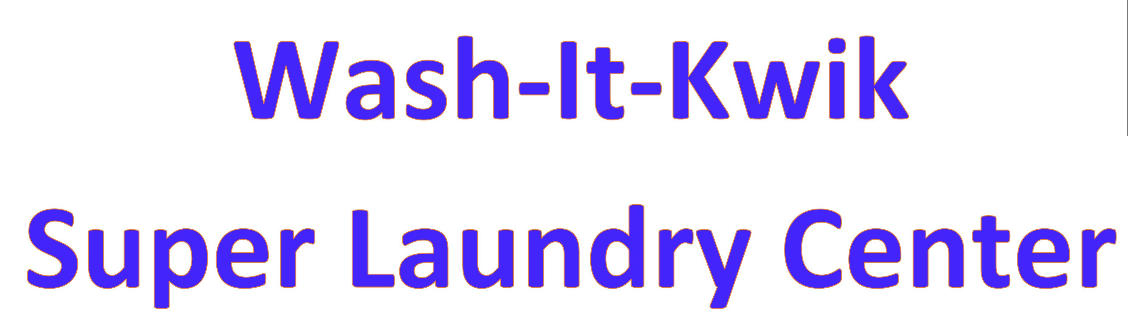 Hole Sponsors - Wash-It-Kwik Super Laundry Center - Logo