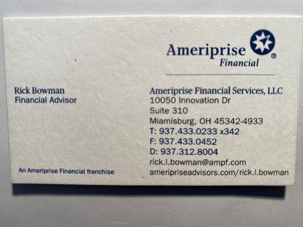 Tee Box Sponsor - Ameriprise Financial Services, LLC - Logo
