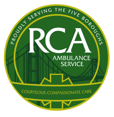 Golf Cart Sponsor - RCA Ambulance Service  - Logo