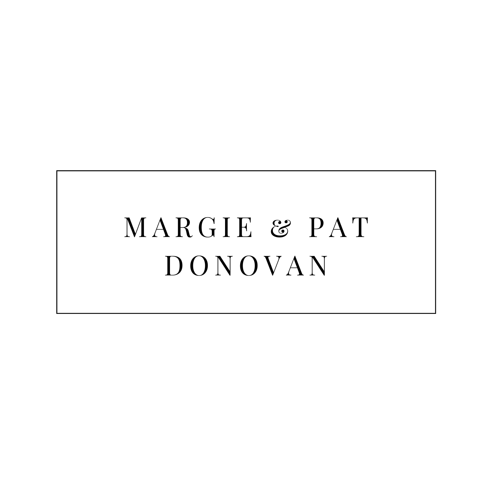 Margie & Pat Donovan