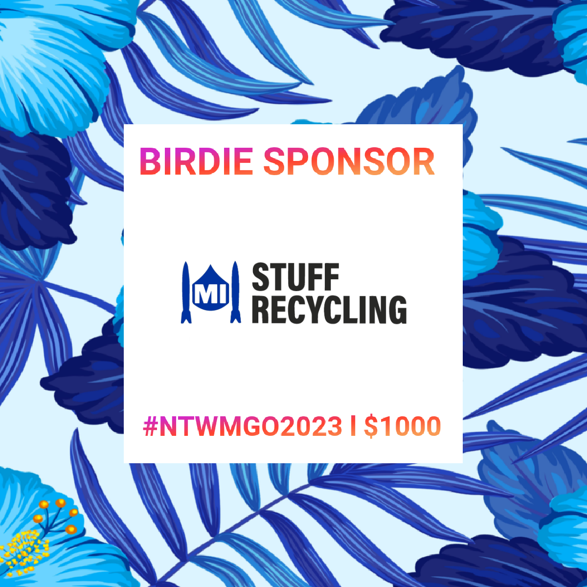 BIRDIE - $1000 - Stuff Recycling - Logo