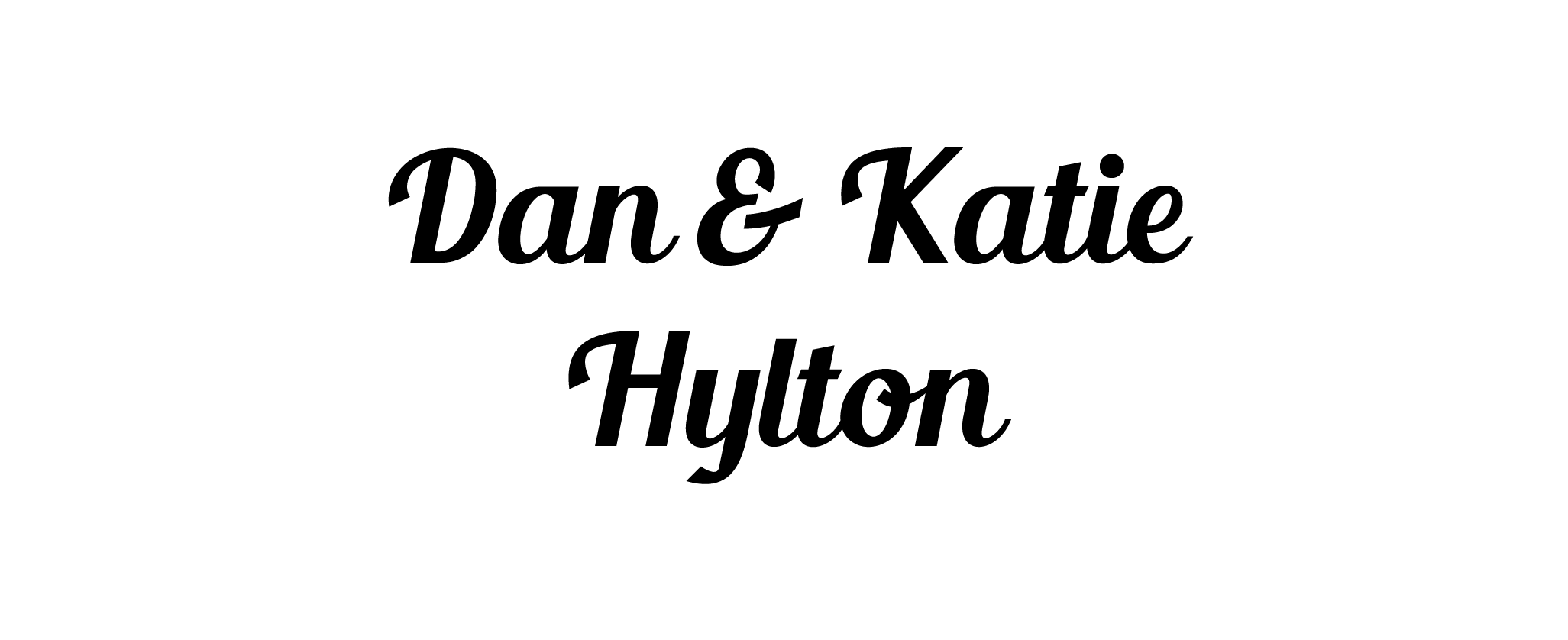 Dan & Katie Hylton