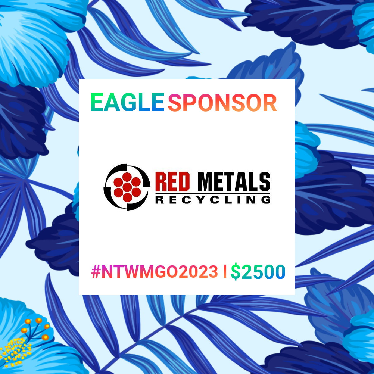 EAGLE - $2500 - Red Metals Recycling Inc - Logo