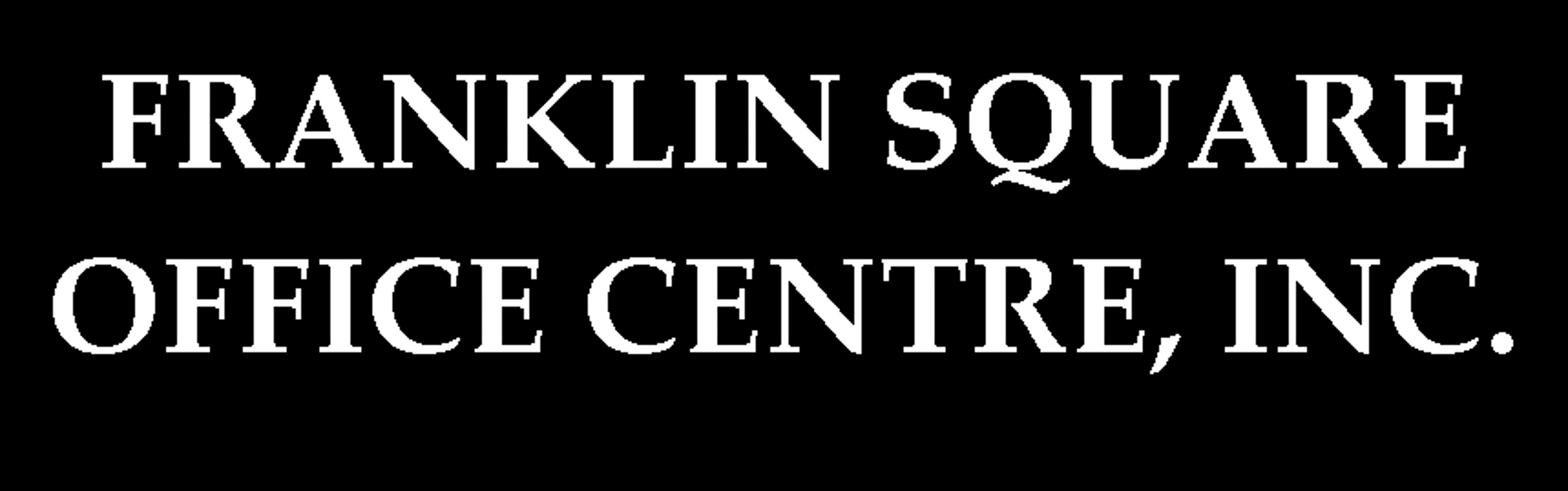 Tee Box Sponsor - Franklin Square Office Centre - Logo