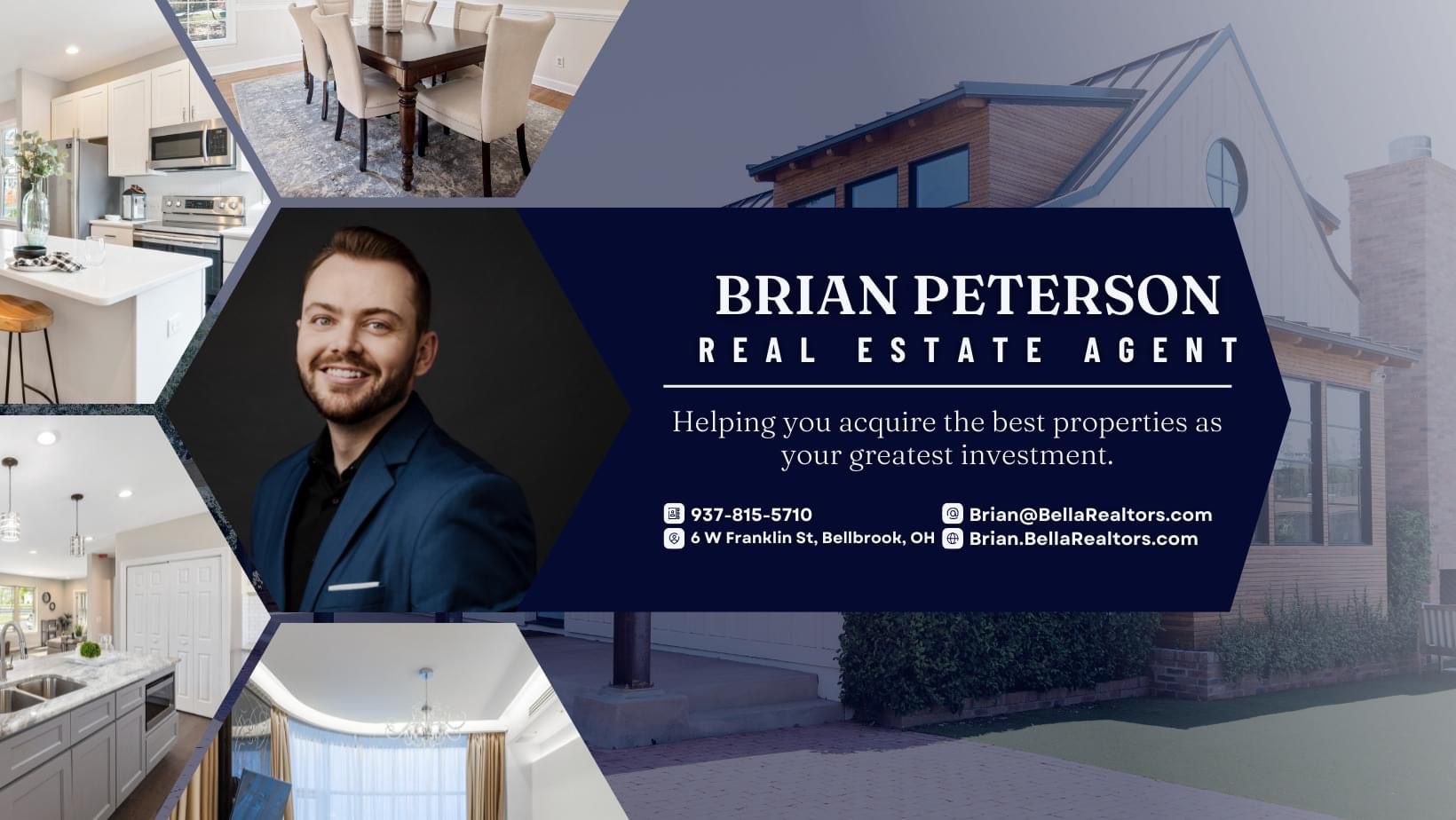 Tee Box Sponsor - Brian Peterson | Realtor® - Logo