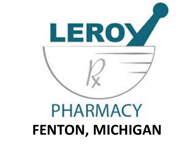 Beverage Cart Sponsors - Leroy Pharmacy - Logo