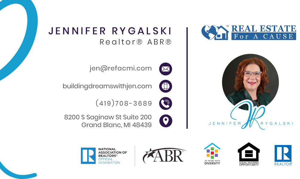 Hole Sponsors - Real Estate for a CAUSE - Jennifer Rygalski - Logo