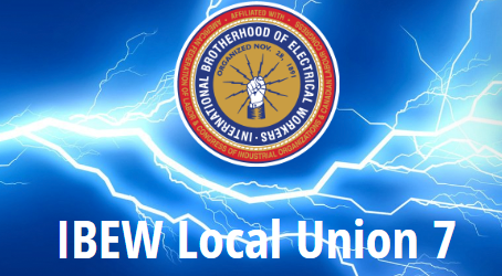 Tee Sponsor - IBEW Local 7 - Logo