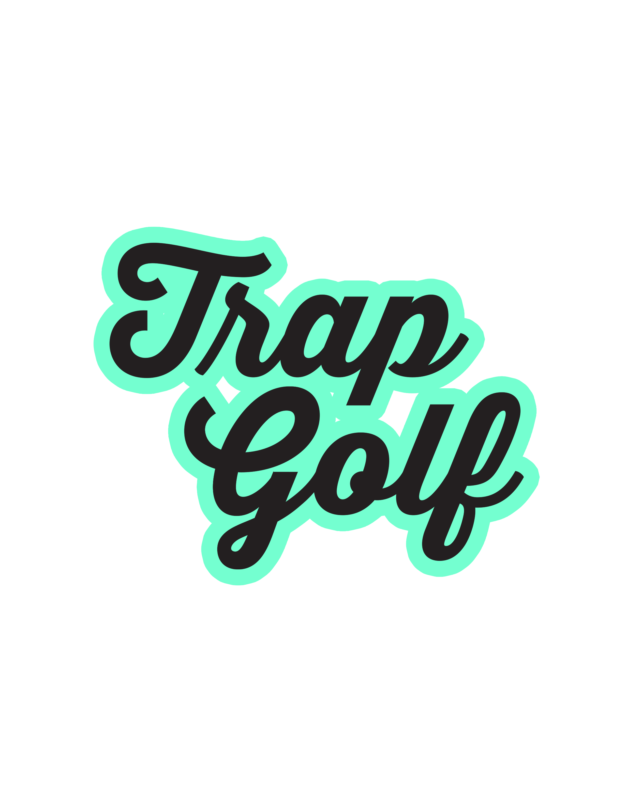 Dewars - Trap Golf - Logo