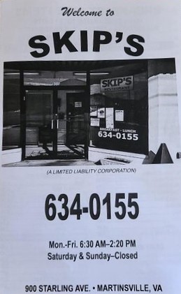 Promotion Sponsor - Skip's Restaurant - Logo