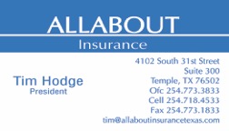 Hole Sponsor - All About Insurance - Logo