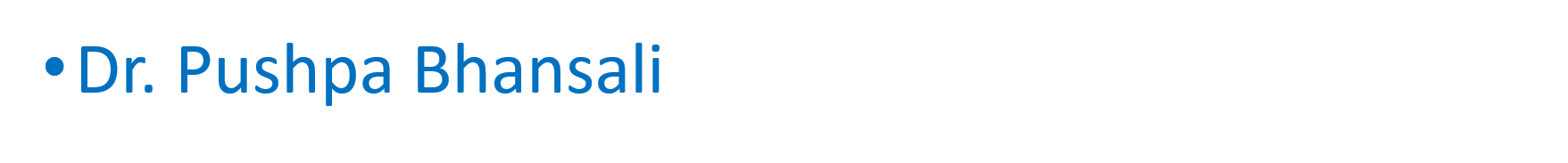 Donation -  DR. PUSHPA BHANSALI - Logo