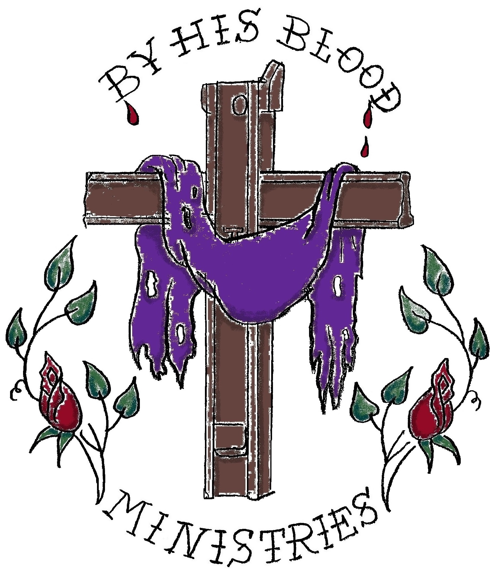 Hole Sign - By His Blood Ministries  - Logo