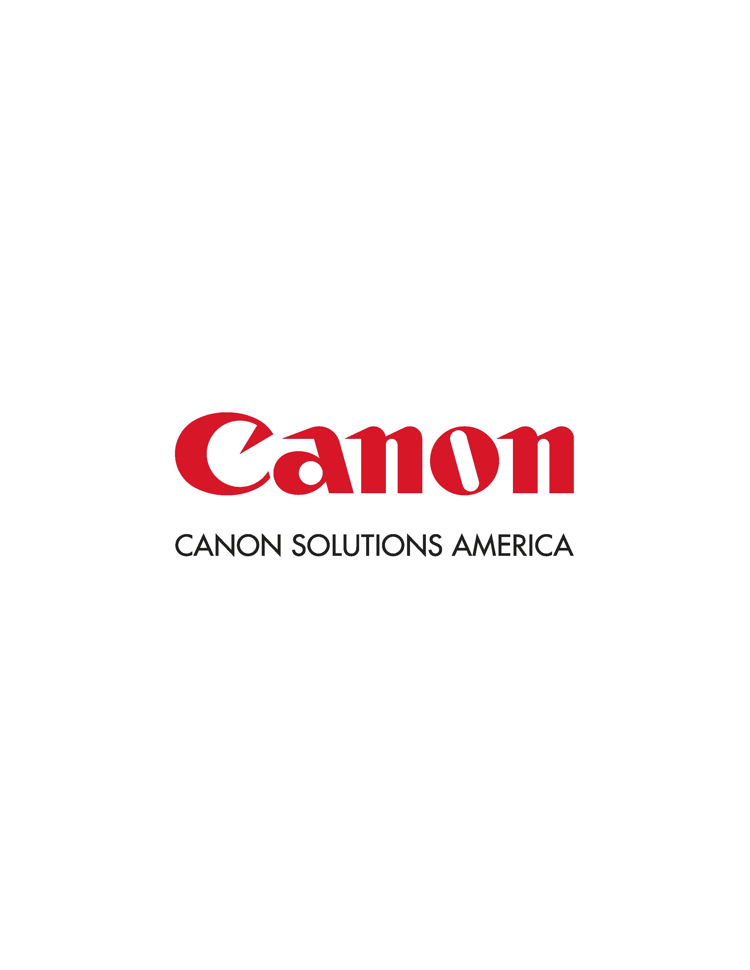 Live Leaderboard Sponsor - Canon Solutions America - Logo