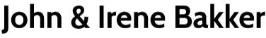 John & Irene Bakker