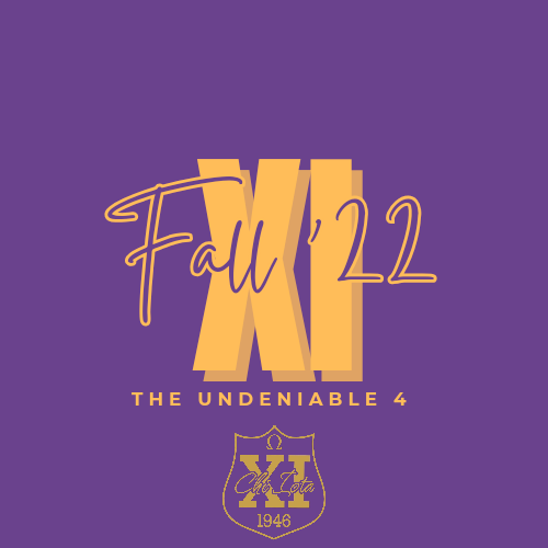 Hole Sponsors - Chi Iota Spr. '22 "The Undeniable 4" - Logo