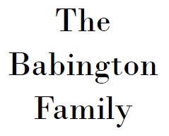 The Babington Family