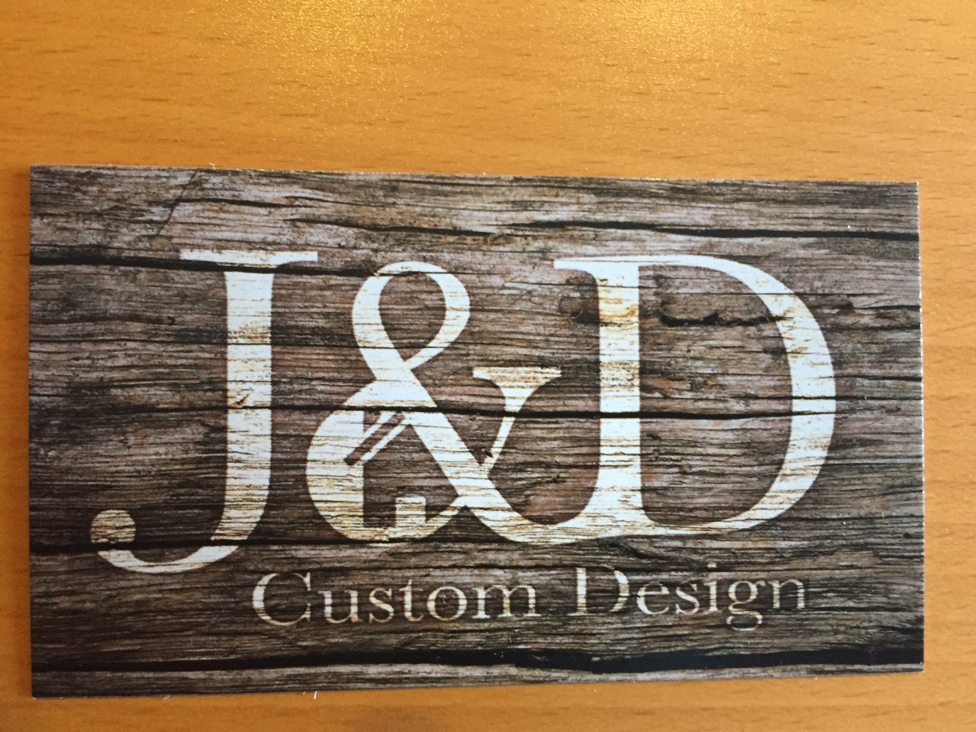 Hole Sponsor - J&D Design - Logo