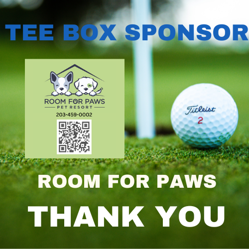 Tee Box Sponsor - Room for Paws Pet Resort - Logo