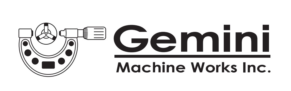 Major Prize Sponsor/Raffle Sponsor/Auction Item Sponsor - Gemini Machine Works - Logo