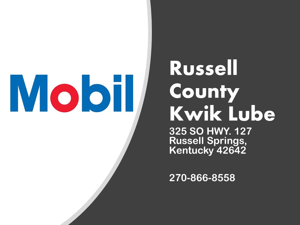 Hole Sponsors - Mobil Kwik Lube of Russell County - Logo