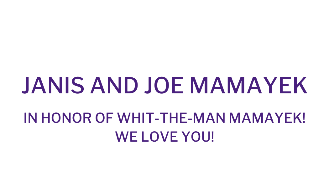 Janis and Joe Mamayek