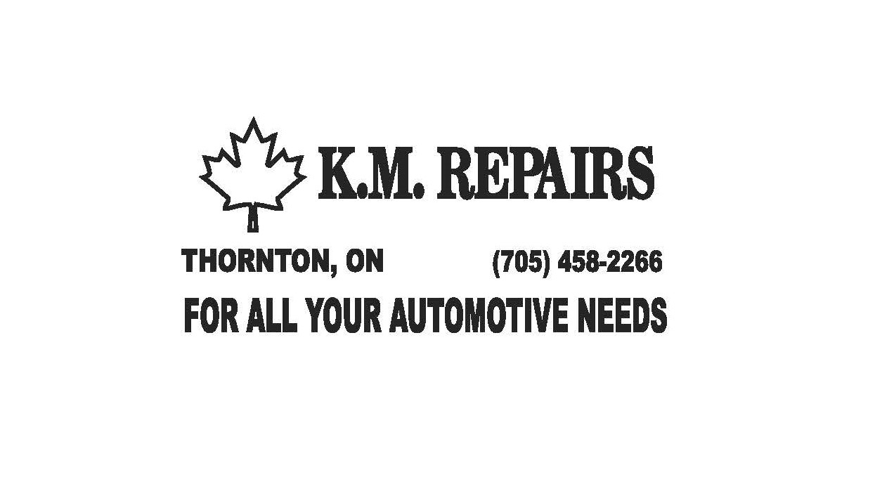 Hole Sponsor - K.M. Repairs - Logo