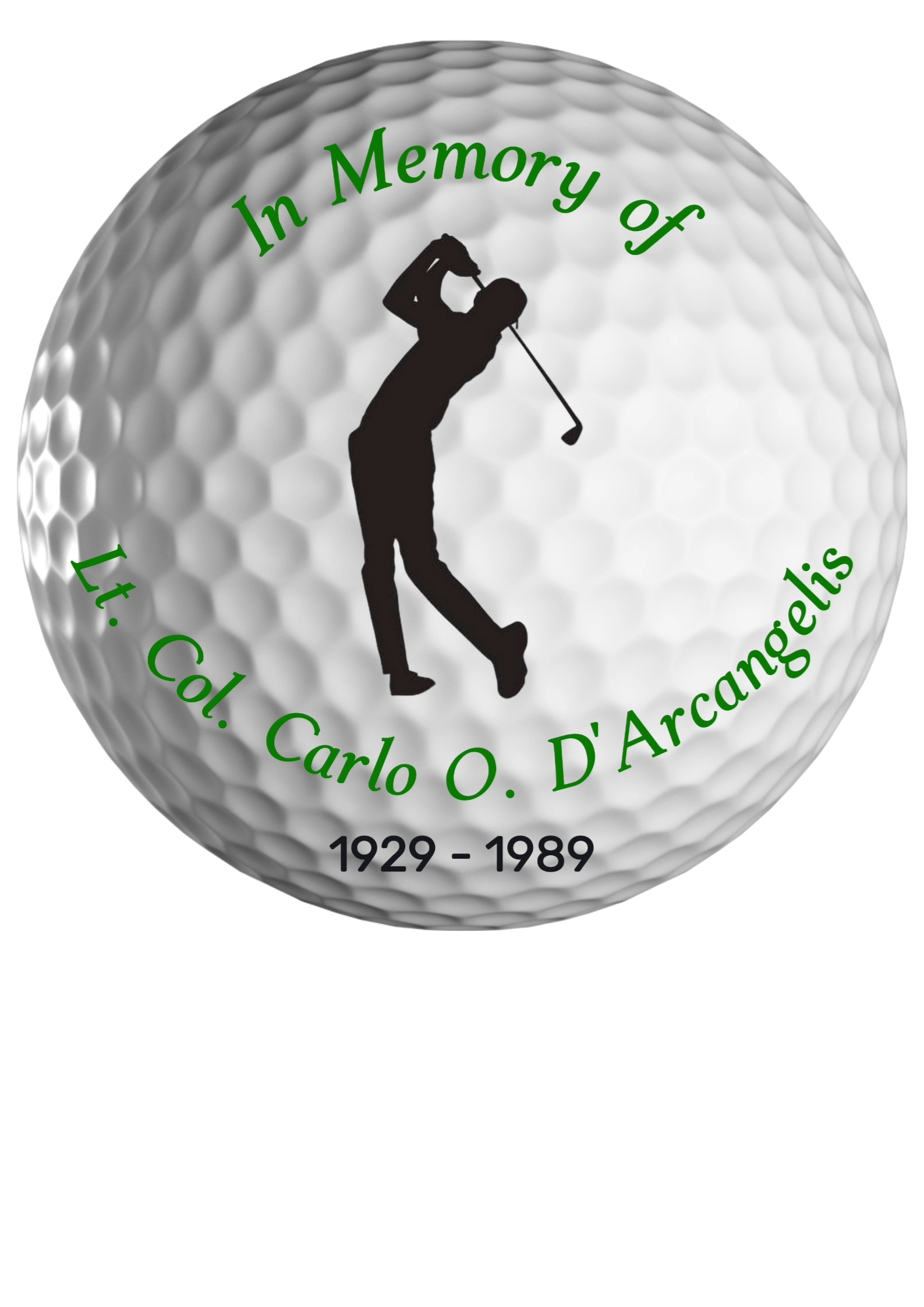 1st Down $500 - Lt. Col Carlo D'Arcangelis - Logo