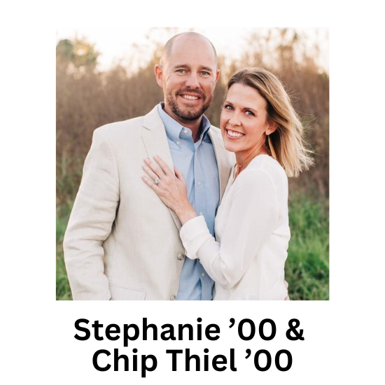 Stephanie ’00 & Chip Thiel ’00