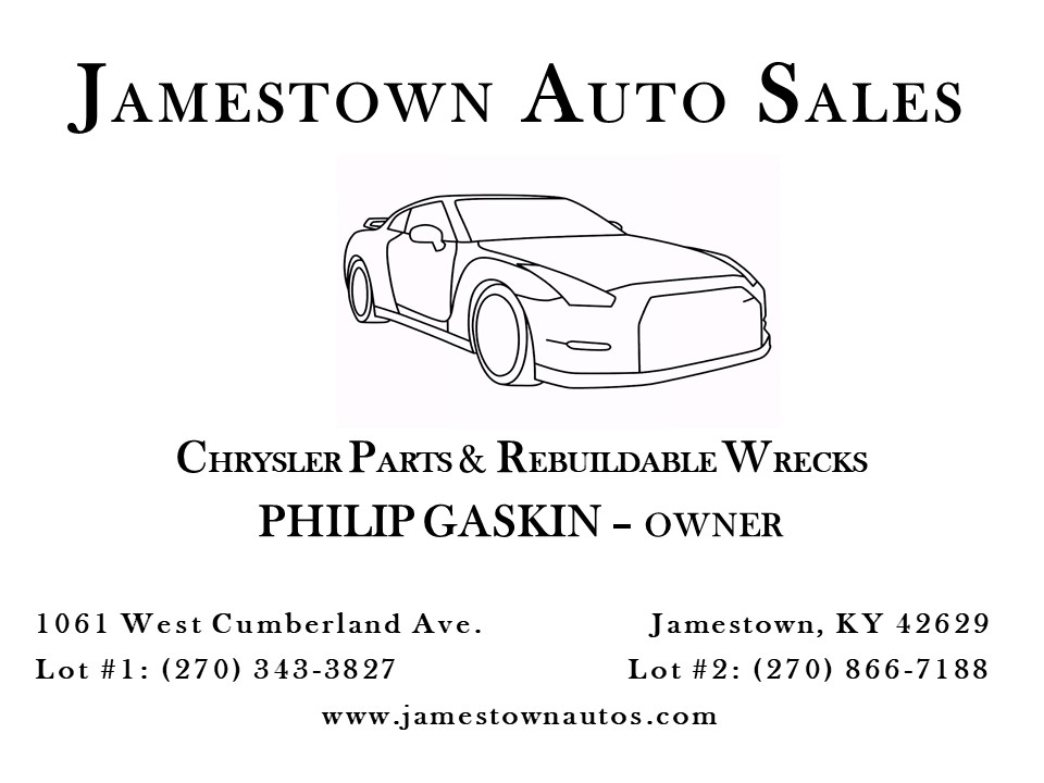Hole Sponsors - Jamestown Auto Sales - Logo