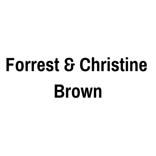 Red Sponsor - Forrest and Christine Brown - Logo
