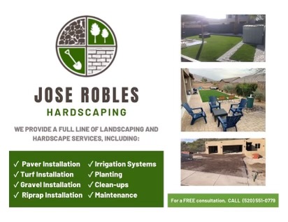 Hole sponsor - Joe Robles Hardscaping - Logo