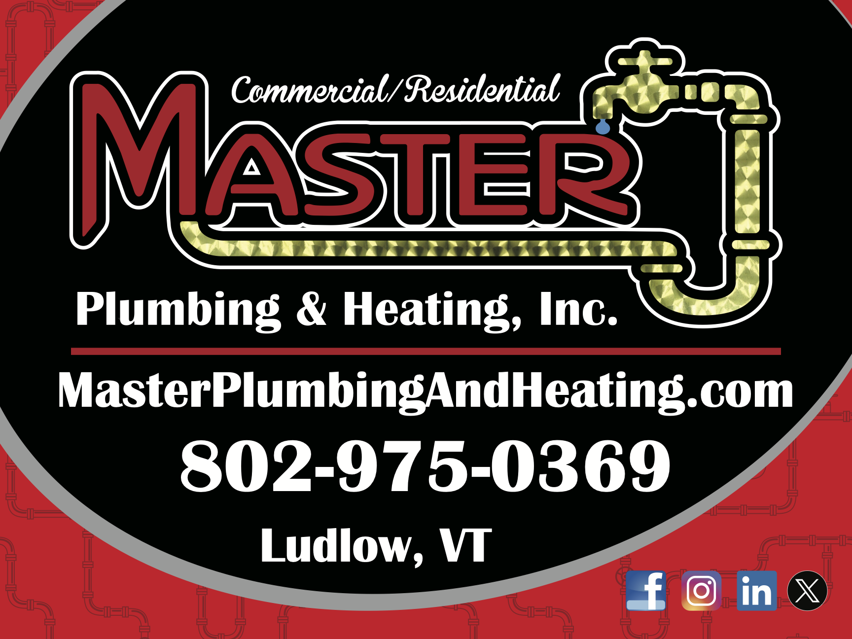 Cheeseburger In Paradise - Master Plumbing and Heating - Logo