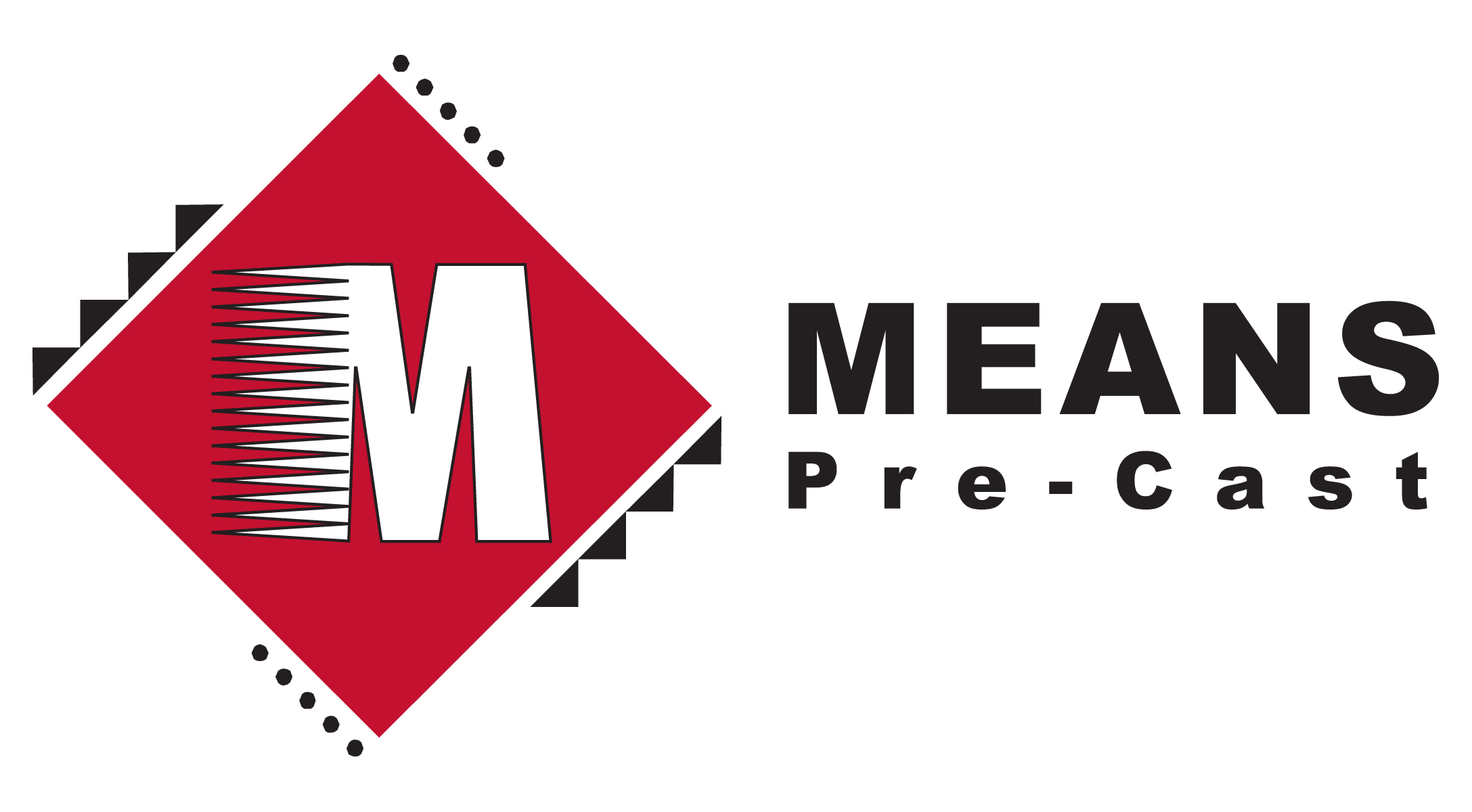 Hole Sponsors - $150 - Company logo printed on a displayed sign at one tee/hole - Means Precast Company - Logo