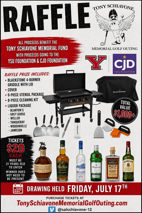 Blackstone & Liquor Raffle Flyer