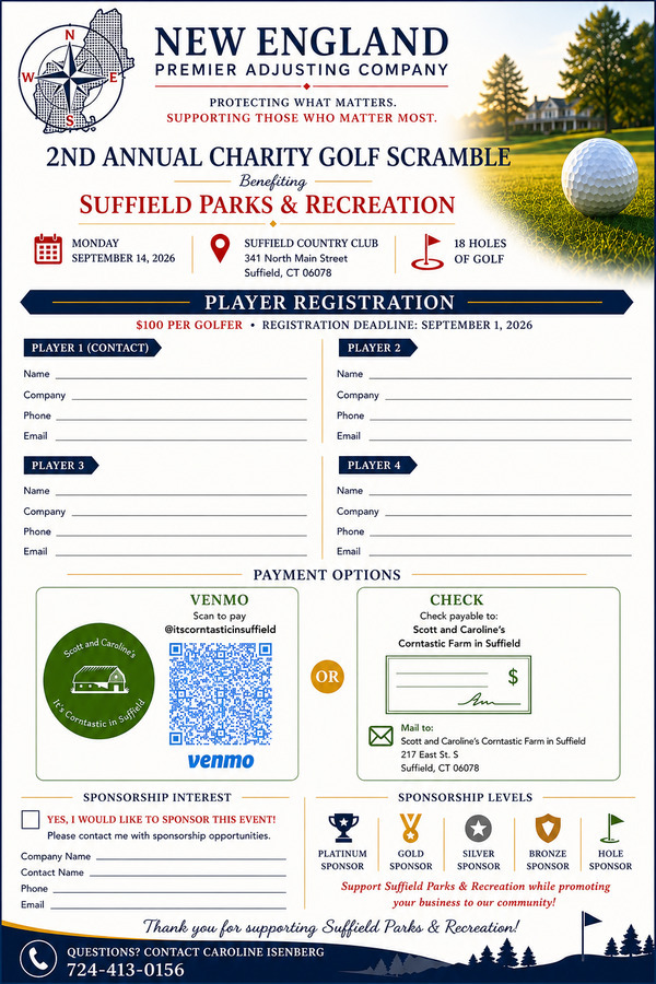 NEPAC Golf Registration