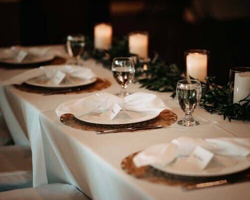 Crown Isle Resort table setting