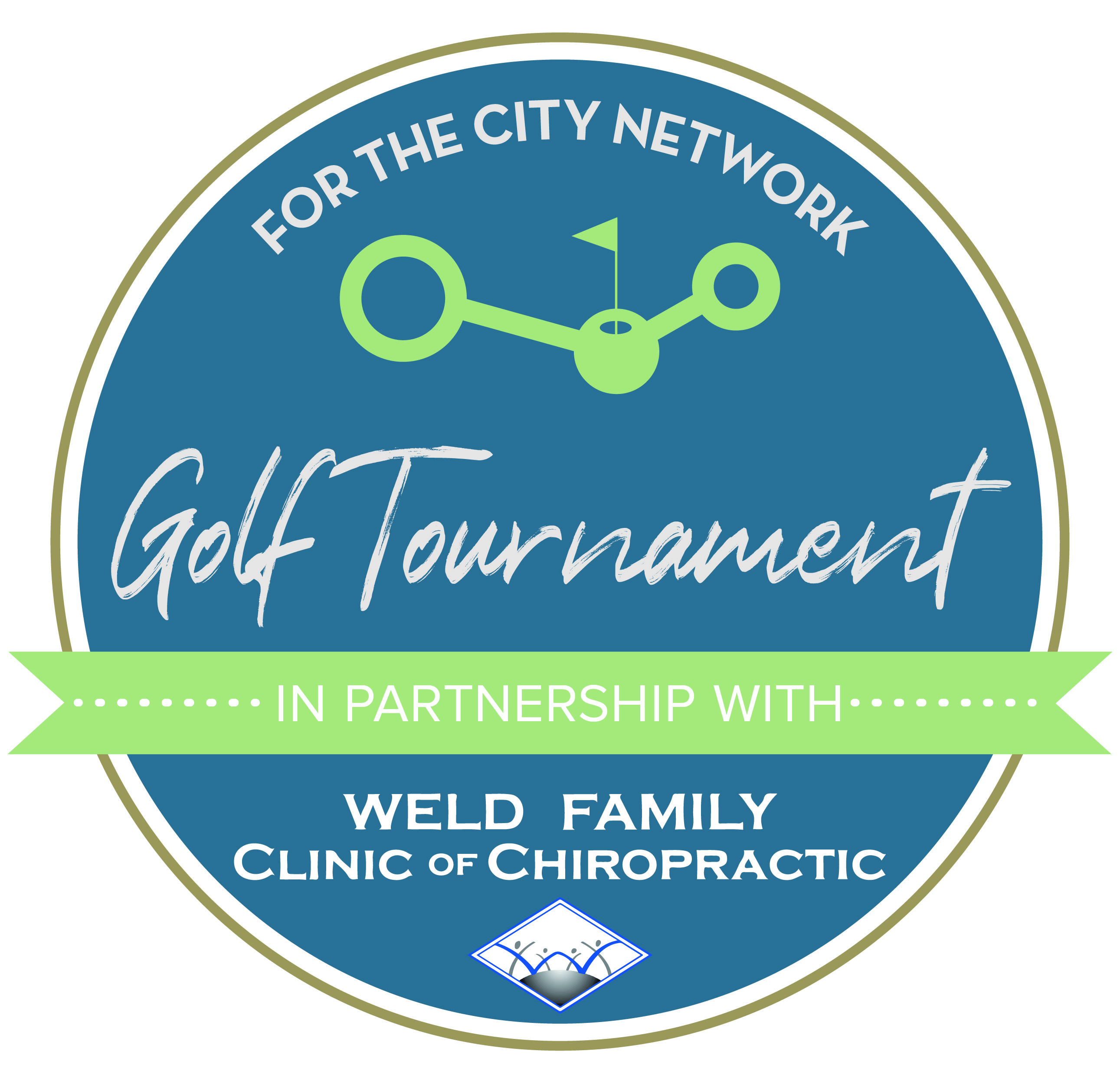 For The City Network in Partnership with Weld Family Clinic of Chiropractic Golf Tournament logo