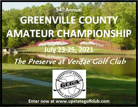 54th Annual Greenville County Amateur Championship logo
