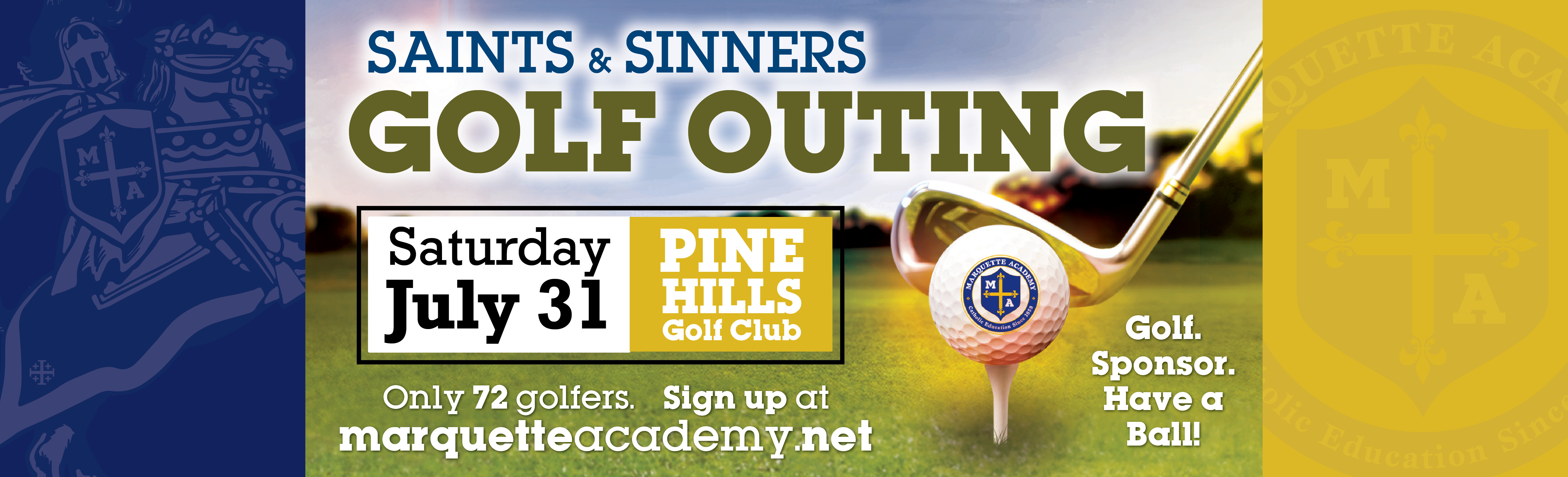 Saints & Sinners Marquette Go Club 2021 logo