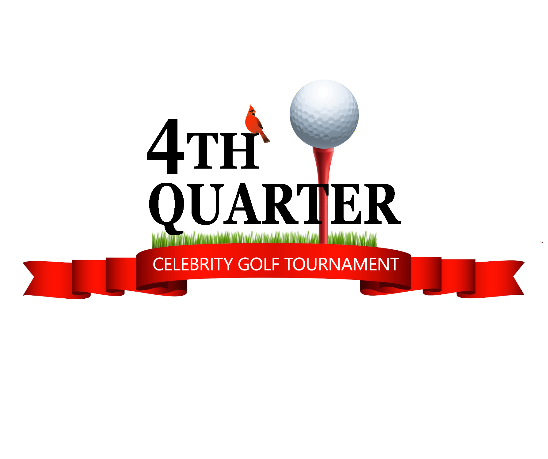 4th Quarter 32nd Annual Celebrity Golf Tournament logo